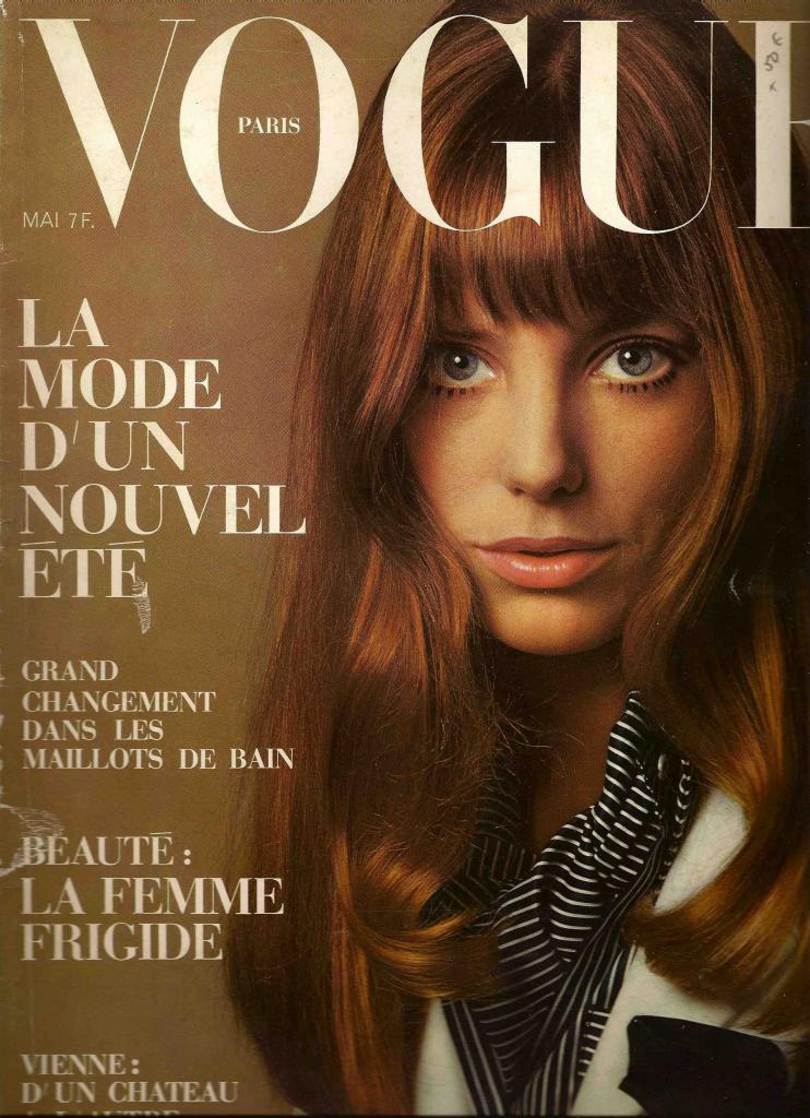 -Jane Birkin couverture magazine Vogue mai 1969