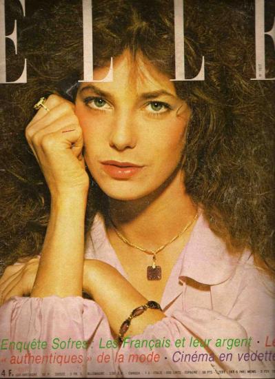 Jane Birkin couverture magazine Elle n° 1517 3 février 1975