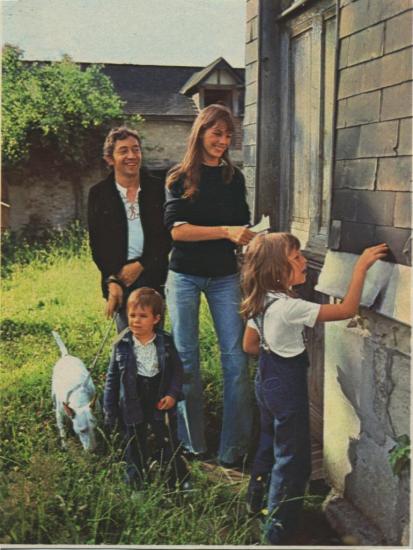 Jane Birkin Serge Gainsbourg Normandie photo presse française